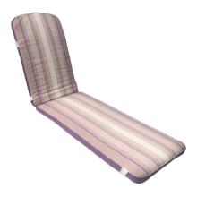 45 x 115 / 78 cm Deckstol - Havehynde = Brun og Beige samt lilla med lila højde, DRALON (Dess. 593)