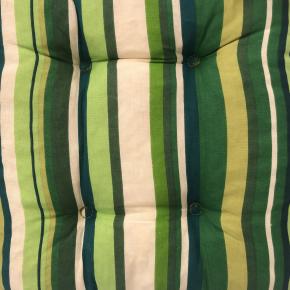Dess. 6170 Grøn & Gul i mange Stribet, BOMULD