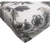 110 x 57 + 135 x 48 cm Sabrina Sæde 2 pers. Sofa - Havehynde = Hvidlig bund med Grå blomsterranker, BOMULD+POLYESTER (Dess. 627)