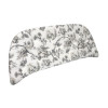 110 x 57 + 135 x 48 cm Sabrina Sæde 2 pers. Sofa - Havehynde = Hvidlig bund med Grå blomsterranker, BOMULD+POLYESTER (Dess. 627)
