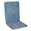 48 x 44 / 64 cm ALU Effel - Havehynde = Blå / Beige,  JACQUARD - vævet, BOMULD+POLYESTER (Dess. 651)