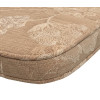 48 x 44 / 64 cm ALU Effel - Havehynde = Beige / Beige Blomster og blad motiver, Jacquard-vævet BOMULD+POLYESTER (Dess. 652)