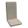 48 x 44 / 64 cm ALU Effel - Havehynde = Beige Brun struktur vævet, BOMULD+POLYESTER (Dess. 666)