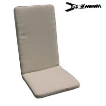 48 x 44 / 64 cm ALU Effel - Havehynde = Beige Brun struktur vævet, BOMULD+POLYESTER (Dess. 666)