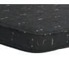 53 x 48 / 50 cm Lav rygget B.K.S. - Havehynde = Sort med Hvide firkantet nist, BOMULD+POLYESTER (Dess. 673)