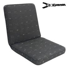 53 x 48 / 50 cm Lav rygget B.K.S. - Havehynde = Sort med Hvide firkantet nist, BOMULD+POLYESTER (Dess. 673)