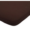 48 x 44 / 50 cm Teak + Resin - Havehynde = Brun-Kaffe Ensfarvet, DRALON (Dess. 701) 2 stk