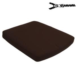 45 x 46 cm Sæde Marina - Havehynde = Brun-Kaffe Ensfarvet - DRALON (Dess. 701)