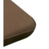 50 x 48 / 52 cm Lav rygget hynde - Havehynde = Brun-Kaffe Ensfarvet, DRALON (Dess. 701)