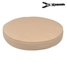 42cm Ø Rund sæde hynde = Beige Ensfarvet - DRALON (Dess. 702)