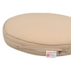 42cm Ø Rund sæde hynde = Beige Ensfarvet - DRALON (Dess. 702)