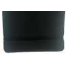 50 x 40 + 48 / 80 cm Relax Hvilestol med Lomme - Havehynde = Sort Ensfarvet, DRALON (Dess. 709)
