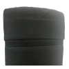 50 x 40 + 48 / 80 cm Relax Hvilestol med Lomme - Havehynde = Sort Ensfarvet, DRALON (Dess. 709)