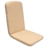 38 x 44 / 52 cm Teak + Resin Smal - Havehynde = Beige Ensfarvet, DRALON (Dess. 714) 2 Stk