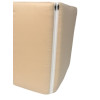 50 x 44 / 48 cm Lille ryg hynde - Havehynde = Beige Ensfarvet, DRALON (Dess. 714)