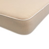 60 x 50 / 55 cm Eks. Bred Lav træstol - Havehynde = Beige Ensfarve, DRALON (Dess. 714)
