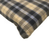 45 x 115 / 78 cm Deckstol - Havehynde = Blå Ternet, DRALON (Dess. 744)