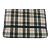 53 x 43 + 48 / 85 cm Relax Homa + KWA med Lomme - Havehynde = Grøn og Beige Ternet, DRALON (Dess. 746)