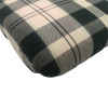 53 x 43 + 48 / 85 cm Relax Homa + KWA med Lomme - Havehynde = Grøn og Beige Ternet, DRALON (Dess. 746)