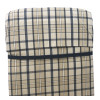 53 x 43 + 48 / 85 cm Relax Homa + KWA med Lomme - Havehynde = Beige og Grå Ternet, DRALON (Dess. 748)