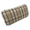 50 x 25 cm Arm pude - Havehynde = Beige og Grå Ternet, DRALON (Dess. 748)