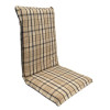 48 x 44 / 64 cm ALU Effel - Havehynde = Beige og Grå Ternet, DRALON (Dess. 748)