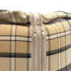 48 x 44 / 64 cm ALU Effel - Havehynde = Beige og Grå Ternet, DRALON (Dess. 748)