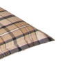 Pude 40x40cm = Beige og Grå Ternet, DRALON (Dess. 748)