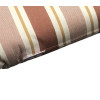 50 x 25 cm Arm pude - Havehynde = Tegl + Beige Strib, DRALON (Dess. 752)