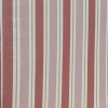 50 x 46 cm Bænk / Taburet hynde - Havehynde = Tegl + Beige Strib, DRALON (Dess. 752)