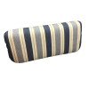 50 x 25 cm Arm pude - Havehynde = Blå striber med beige tynd stribe, DRALON (Dess. 754)