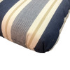 50 x 25 cm Arm pude - Havehynde = Blå striber med beige tynd stribe, DRALON (Dess. 754)