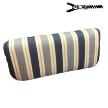 50 x 25 cm Arm pude - Havehynde = Blå striber med beige tynd stribe, DRALON (Dess. 754)