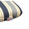 50 x 25 cm Arm pude - Havehynde = Blå striber med beige tynd stribe, DRALON (Dess. 754)