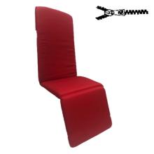 53 x 43 + 48 / 85 cm Relax Homa + KWA med Lomme - Havehynde = Rød med Hvid nist, DRALON (Dess. 763)