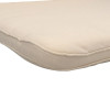 48 X 38 / 52 cm TEAK = SKIPPER - Havehynde = Beige Ensfarvet struktur, DRALON (Dess. 813) 3 Stk