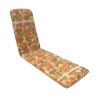 45 x 115 / 78 cm Deckstol - Havehynde = Frugter på beige bund, BOMULD (Dess. 831)