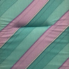 50 x 48 / 64 cm Mellem Elipse med Lomme hynde = Turkis, Lilla & Hvid Skrå-stribet, BOMULD (Dess. 917) 3 stk