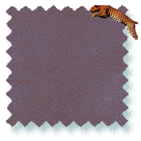 Dess. 9434 ????? Ensfarvet, NYLON "JAGUAR"