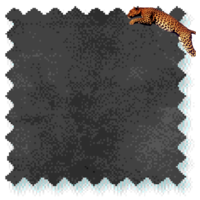 Dess. 9572 ????? Ensfarvet, NYLON "JAGUAR"