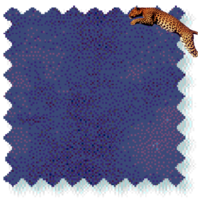 Dess. 9577 ????? Ensfarvet, NYLON "JAGUAR"