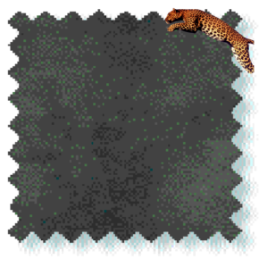 Dess. 9671 ????? Ensfarvet, NYLON "JAGUAR"