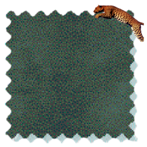 Dess. 9674 MørkGrøn Ensfarvet, NYLON "JAGUAR"