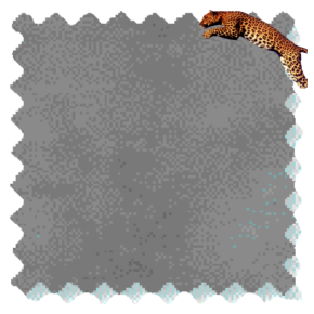 Dess. 9910 ????? Ensfarvet, NYLON "JAGUAR"