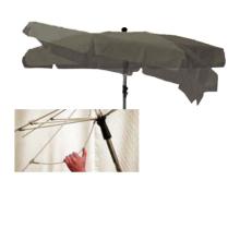 2,5 m Ø, Rund "Store Storm" - Sort, Alu-stel & Glasfiber, POLYESTER, Parasol