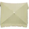 2 x 2 m, Firkantet "Maiami" - Natur, Alu-stel i Silver, POLYESTER, Parasol