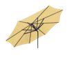 3 m Como - ALU-stel med tilt - Beige, med håndsving, Polyester, Parasol