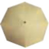 2,5 m "Andria" - Baige, Alu-stel i Silver, håndsving, OLEFINE Parasol