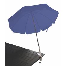 1,20 m Ø Balkonette - Blå, POLYESTER, Stål Parasol
