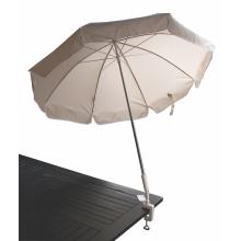 1,20 m Ø Balkonette - Beige, POLYESTER, Stål Parasol